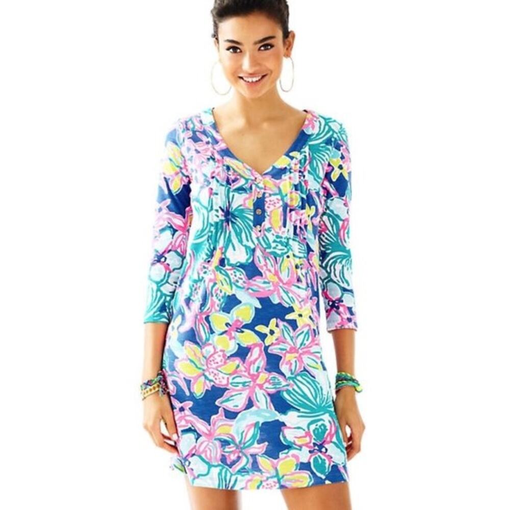 Lilly Pulitzer Amberly Iris Blue Casa Azul Dress